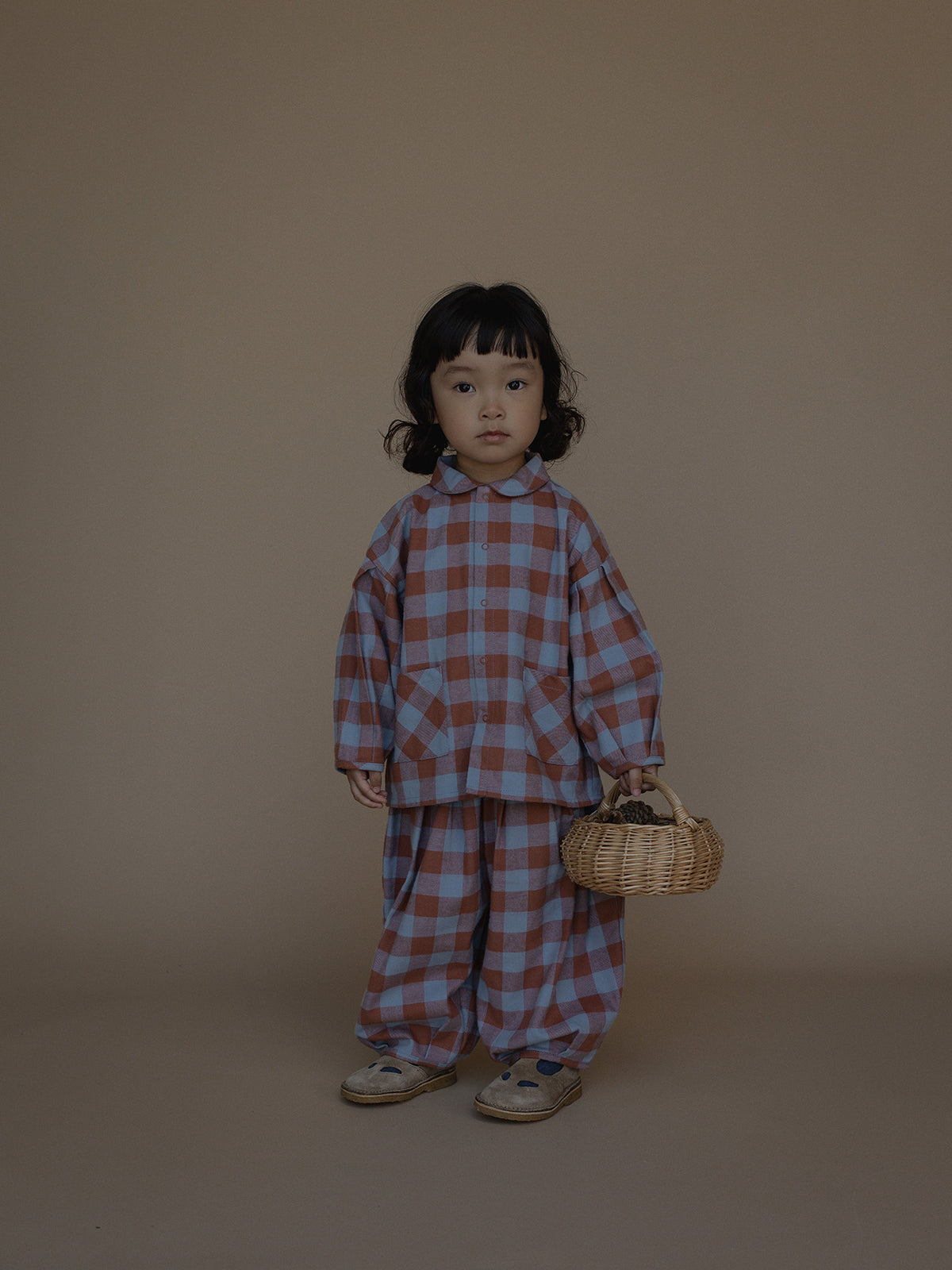 pantalone gingham 2 colori