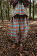 pantalone gingham 2 colori