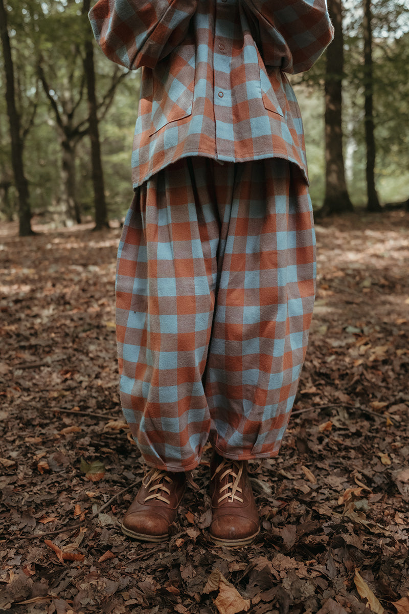 pantalone gingham 2 colori