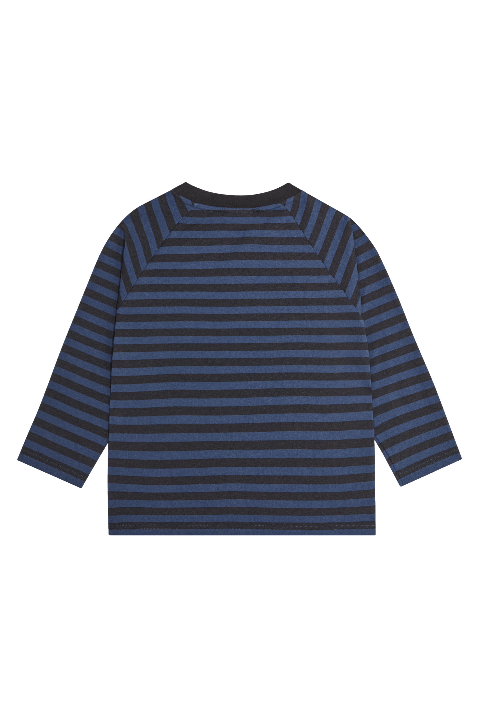 t-shirt rigata mirtillo antracite