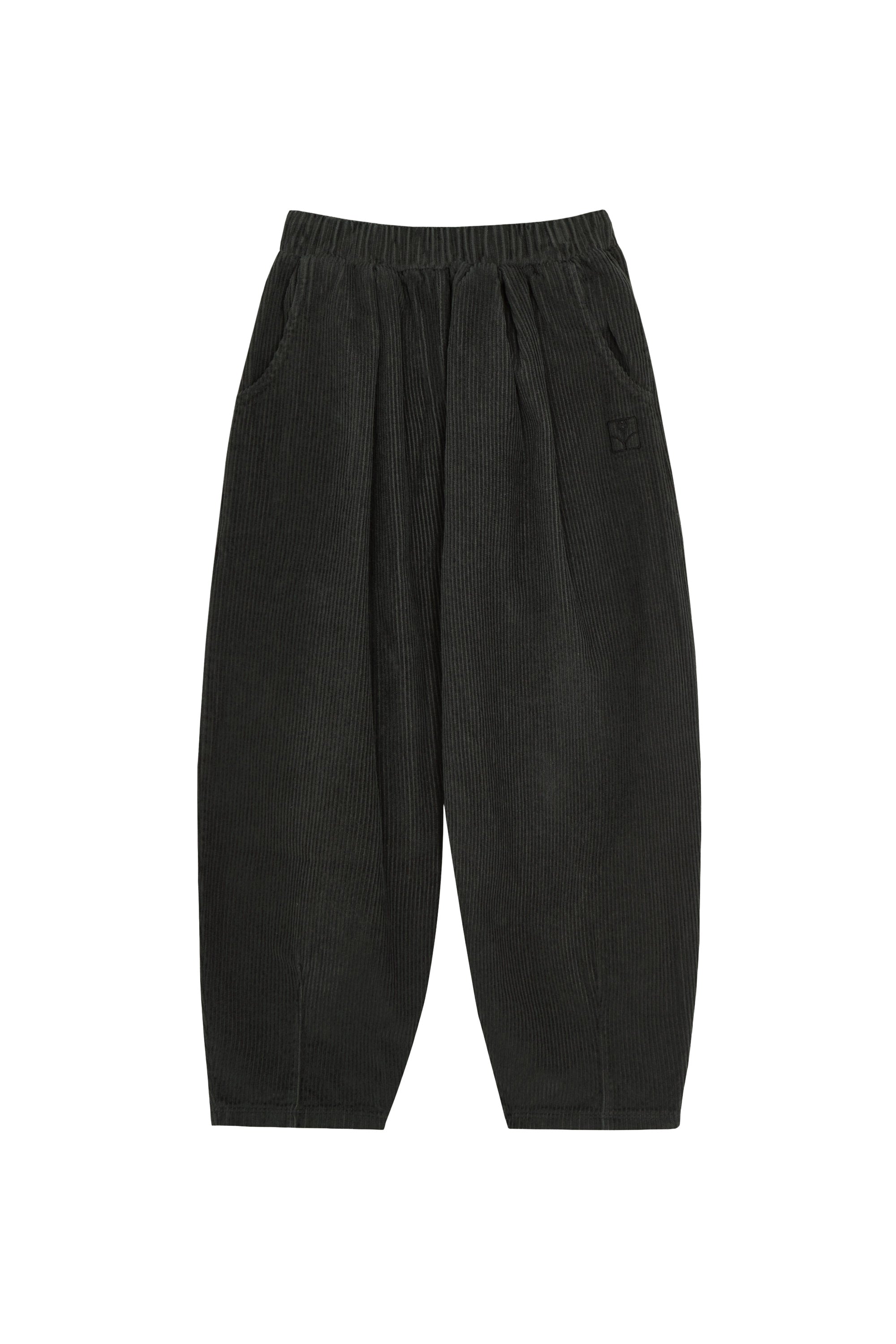 pantalone velluto antracite