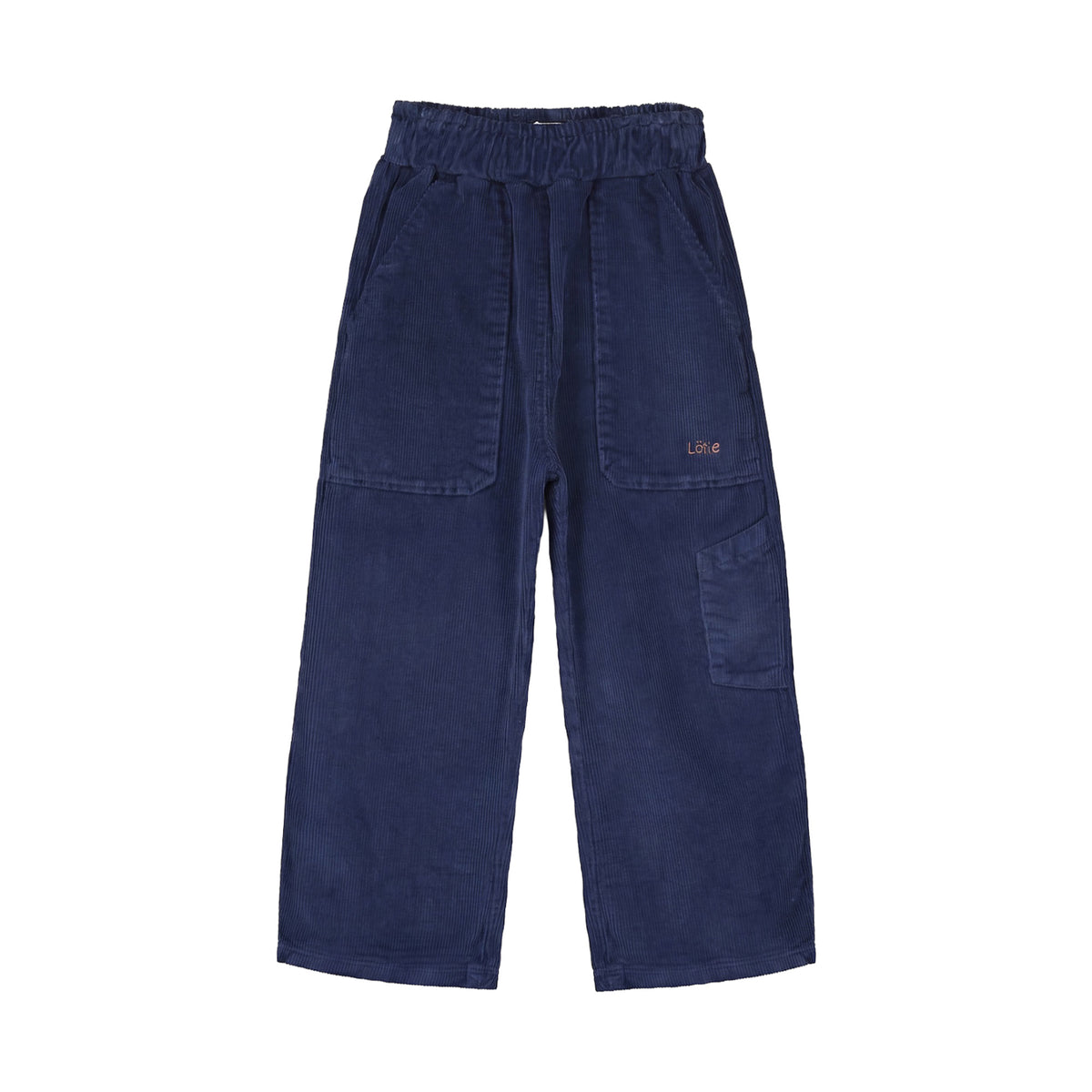 pantalone velluto blu