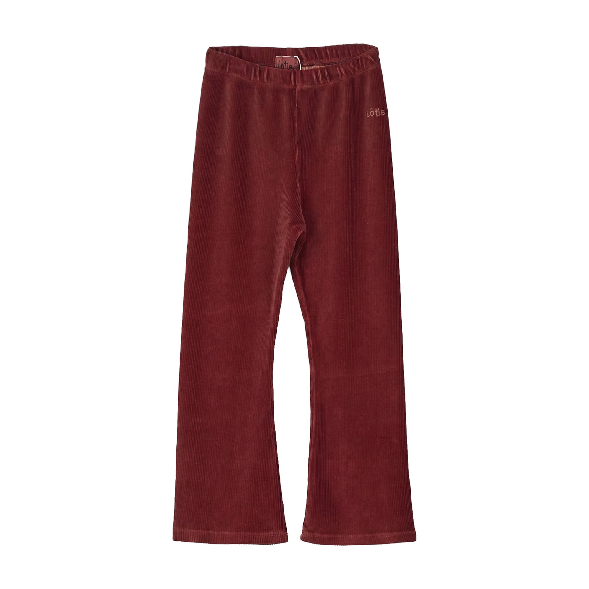 pantalone ciniglia a zampa