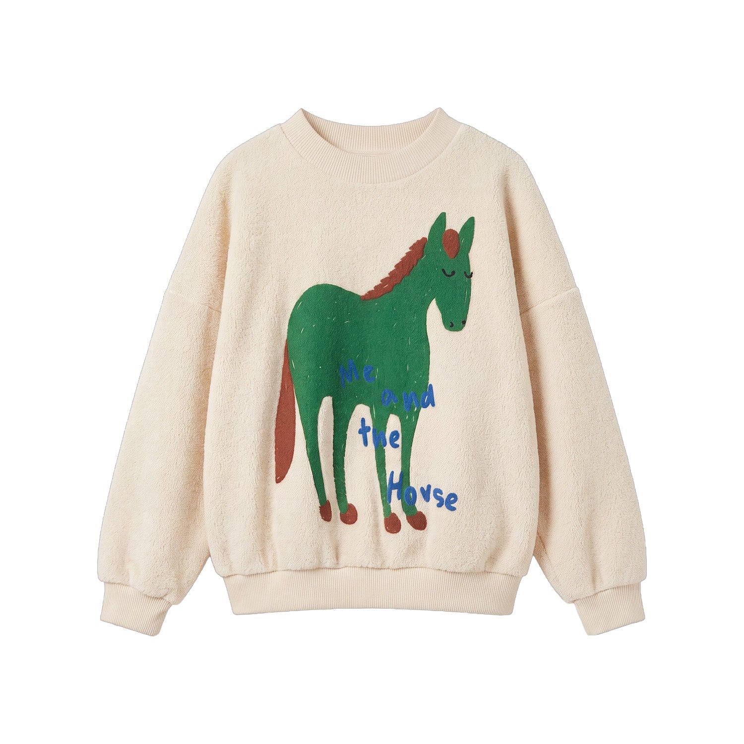 felpa cavallo deu colori