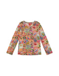t-shirt india manica lunga