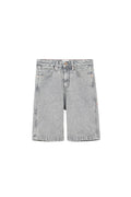 bermuda jeans grigio