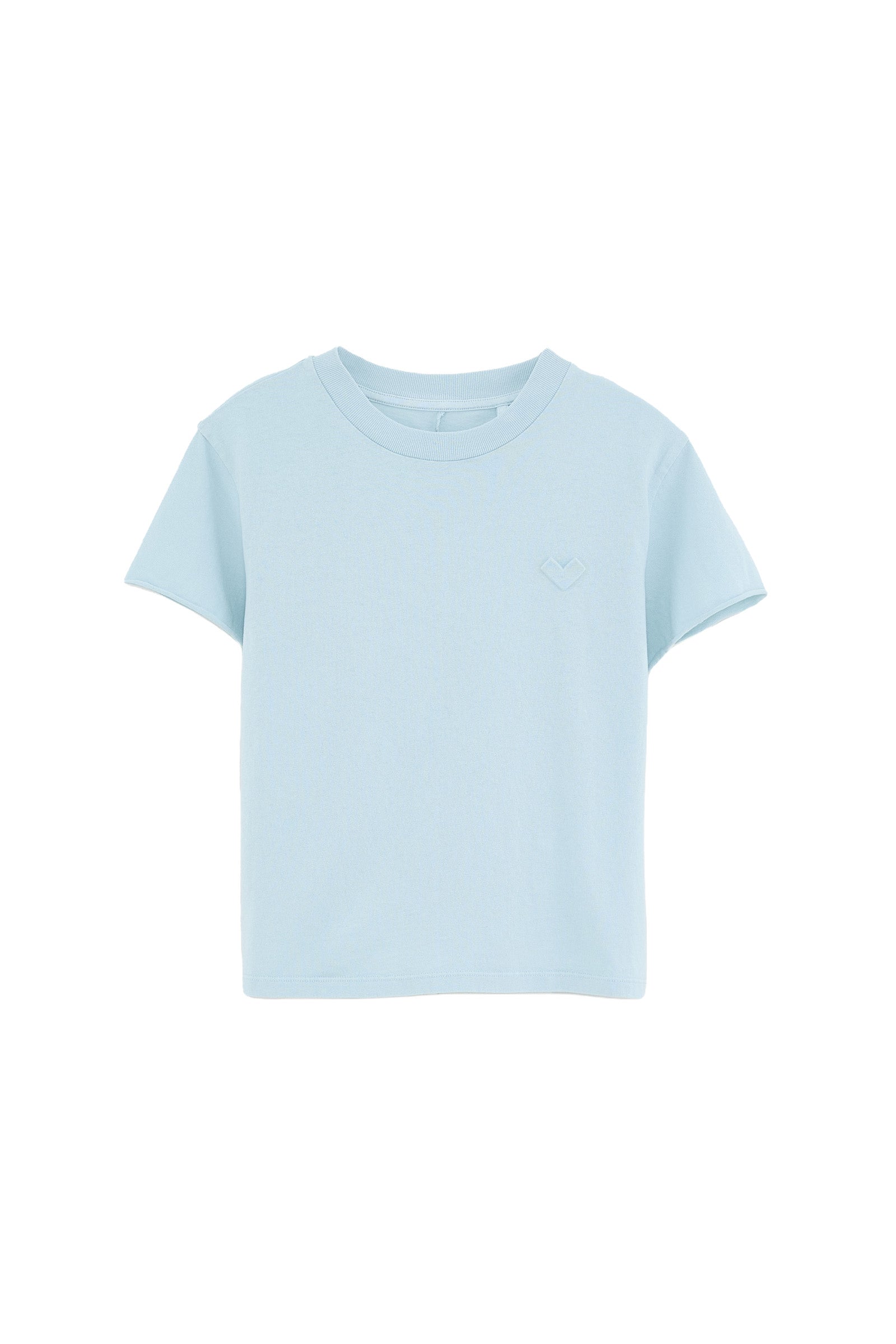 t-shirt basic con cuoricino 3D