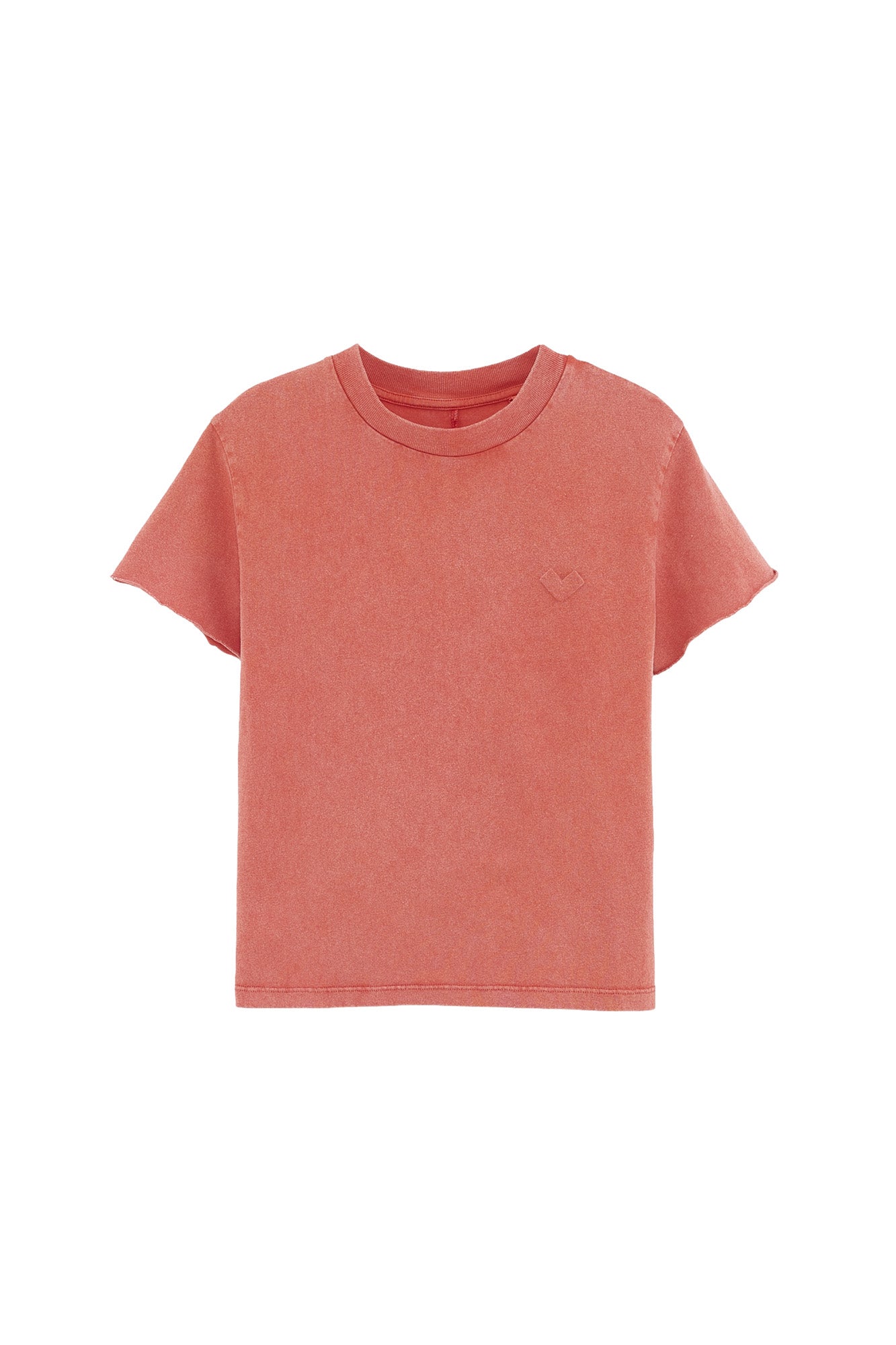 t-shirt basic con cuoricino 3D
