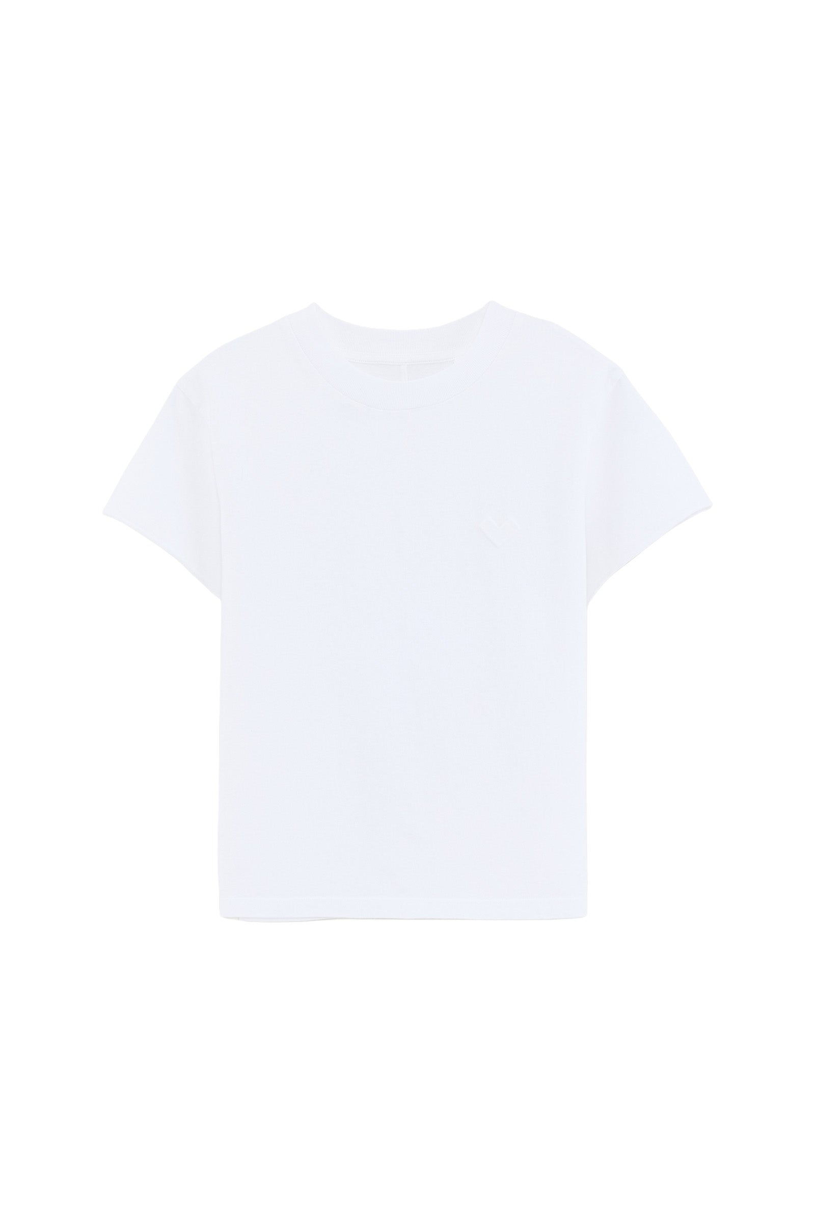 t-shirt basic con cuoricino 3D