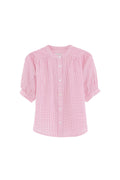 camicia mini check fragola