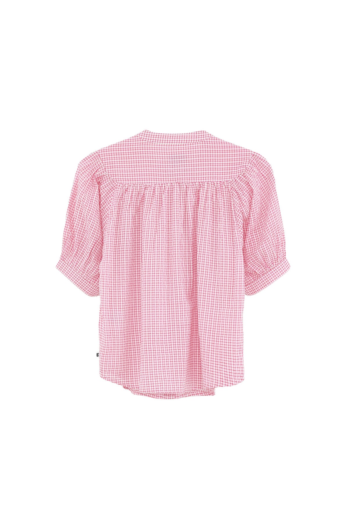 camicia mini check fragola