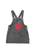 abito salopette in denim