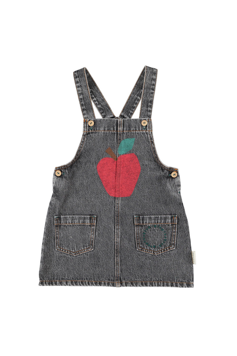 abito salopette in denim