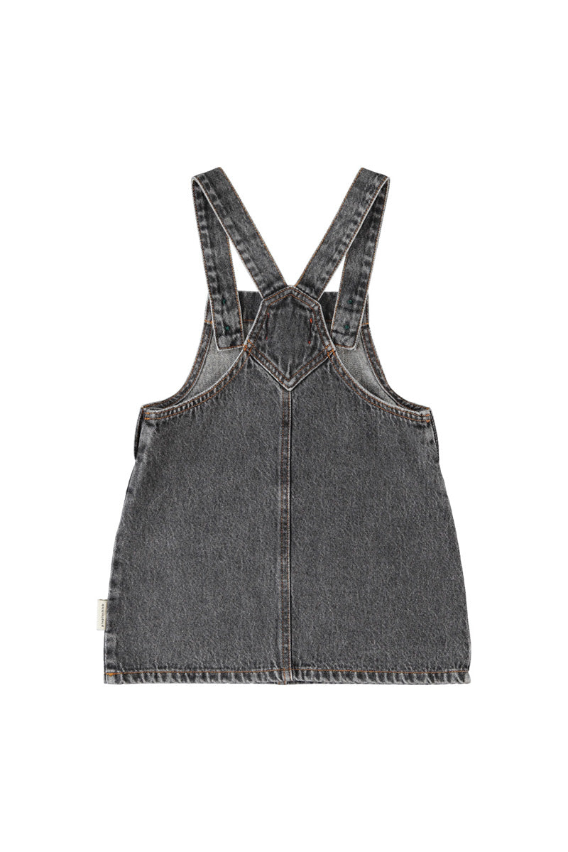 abito salopette in denim