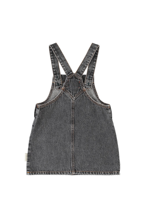 abito salopette in denim