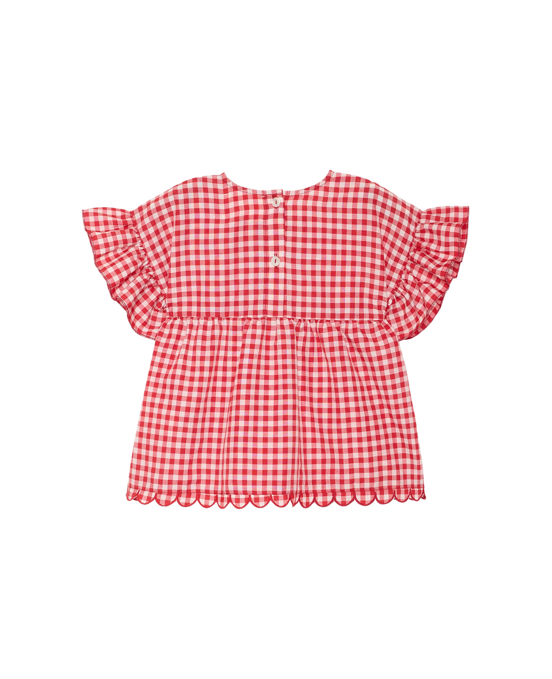 top gingham fragole