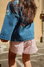 giacca denim paillettes gelato