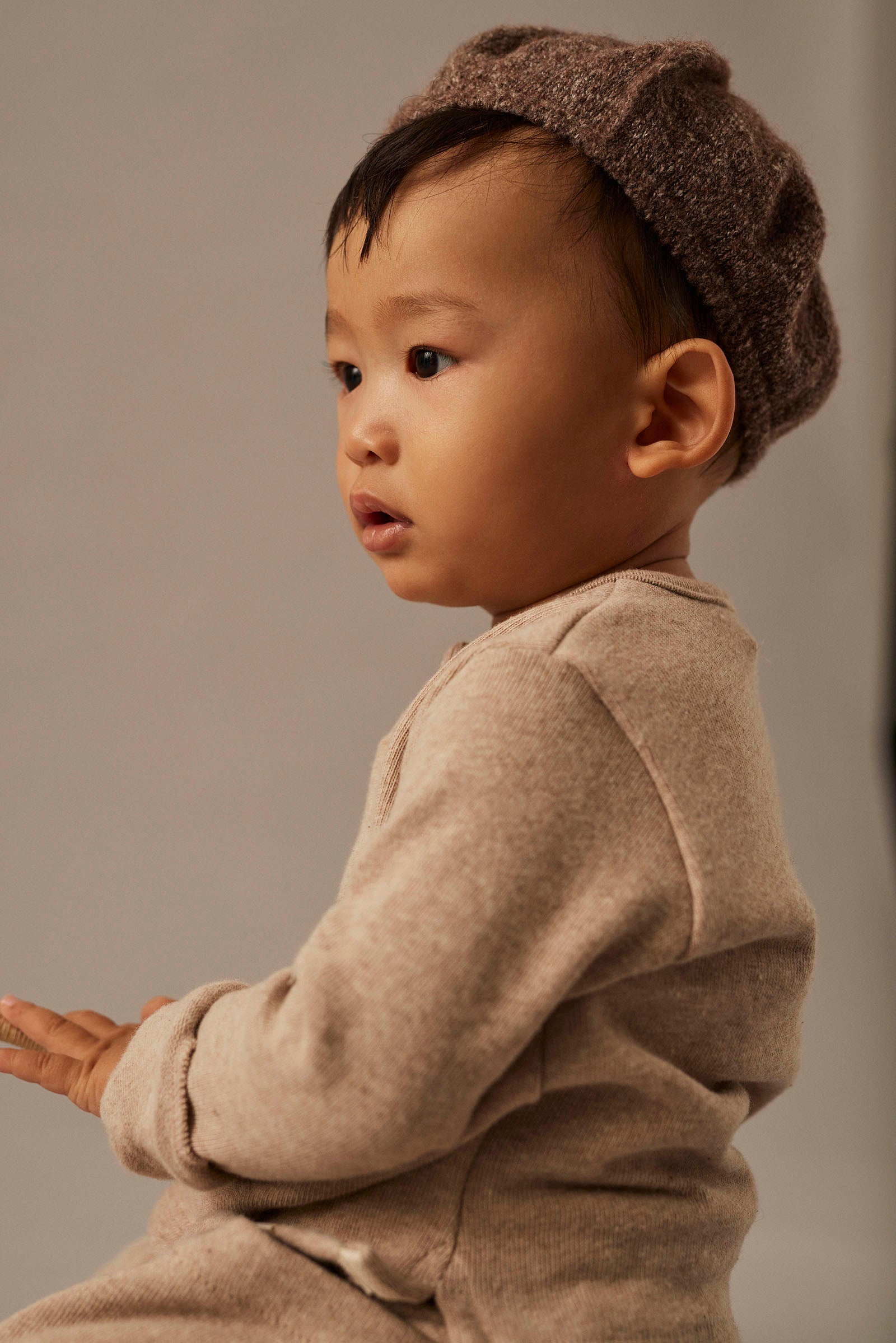 berretto basco tortora