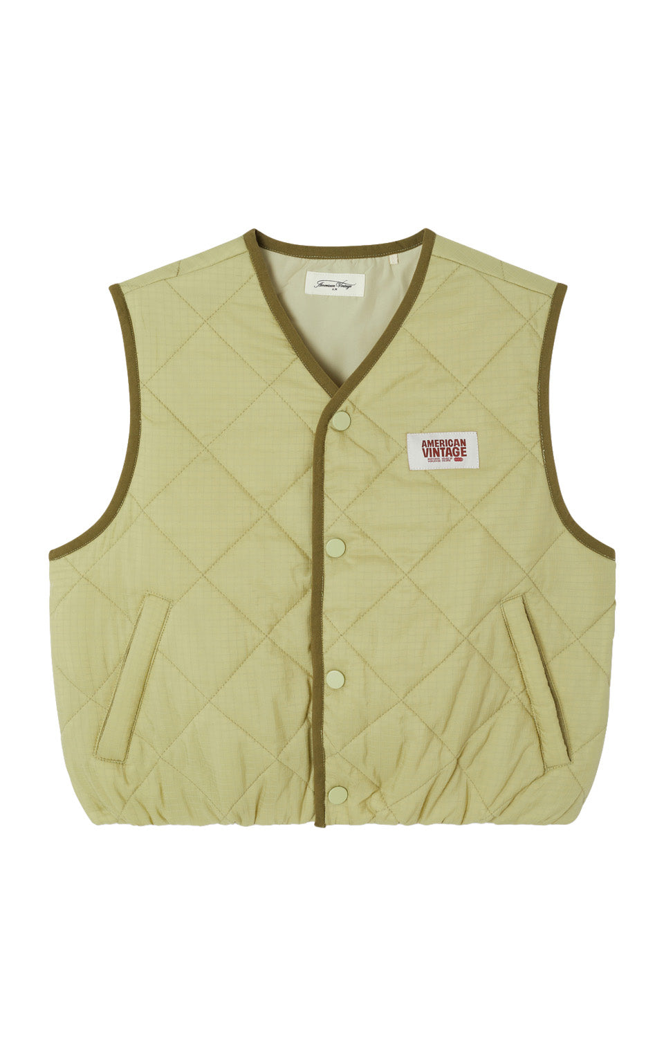 gilet yupi oversized trapuntato