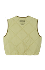 gilet yupi oversized trapuntato