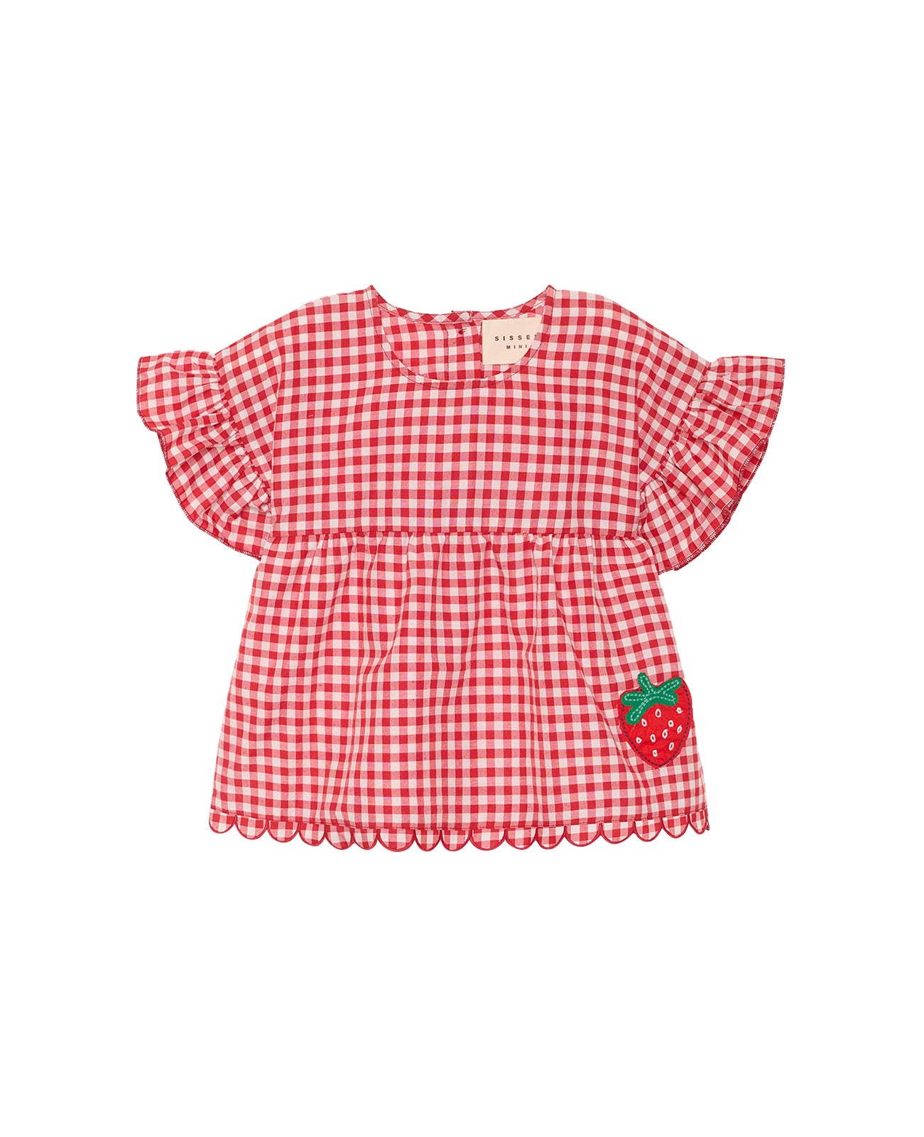 top gingham fragole