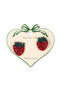 clip fragola perline