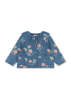 giacca denim fragola