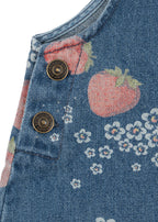 salopette denim fragola