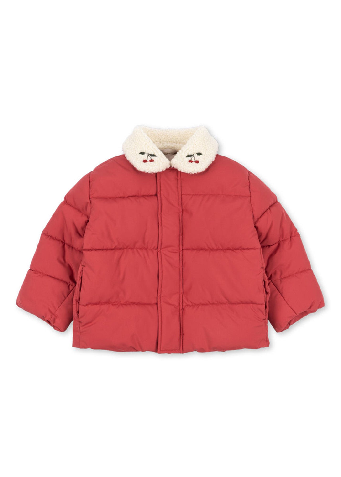 giacca rossa ciliegie alpi