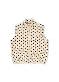 gilet orsetto a pois
