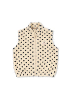 gilet orsetto a pois