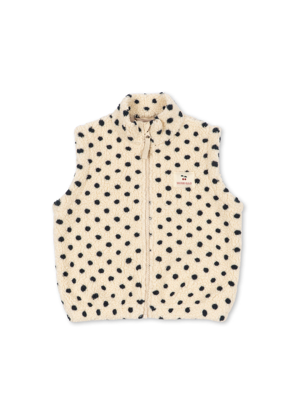 gilet orsetto a pois