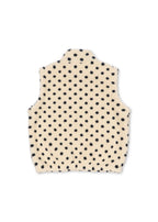 gilet orsetto a pois