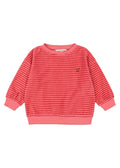 felpa riga rosa bordeaux