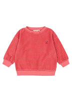 felpa riga rosa bordeaux