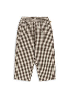 pantalone check caffè