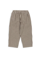 pantalone check caffè