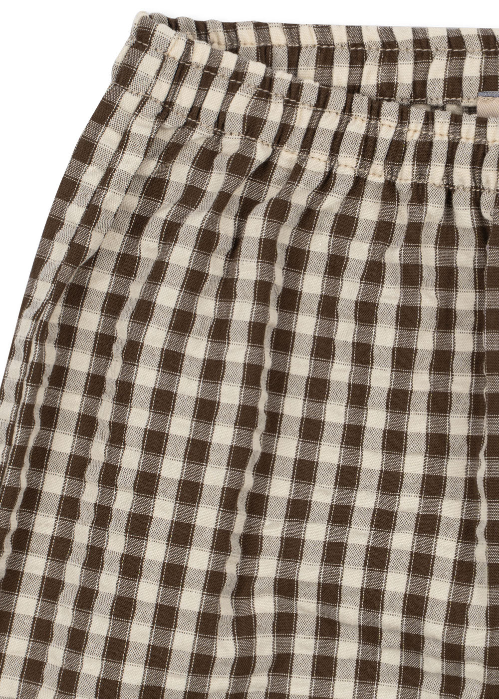 pantalone check caffè