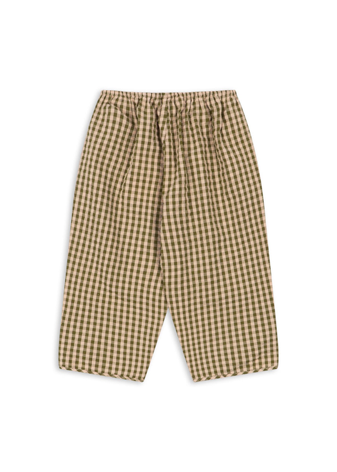 pantalone check avocado