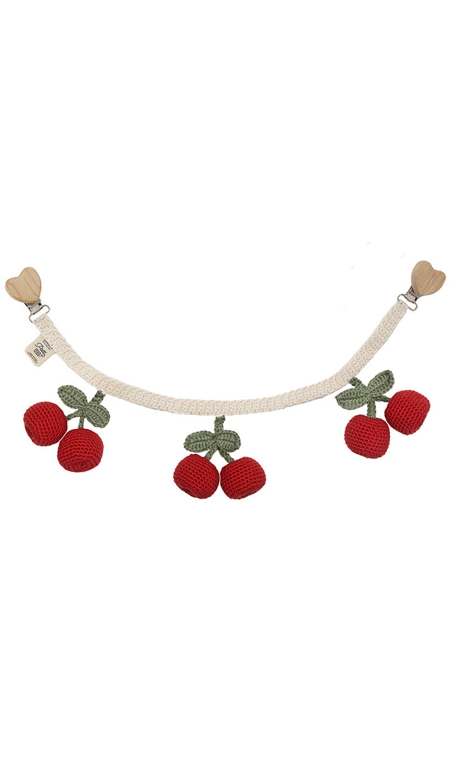 catenella per carrozzina ciliegie