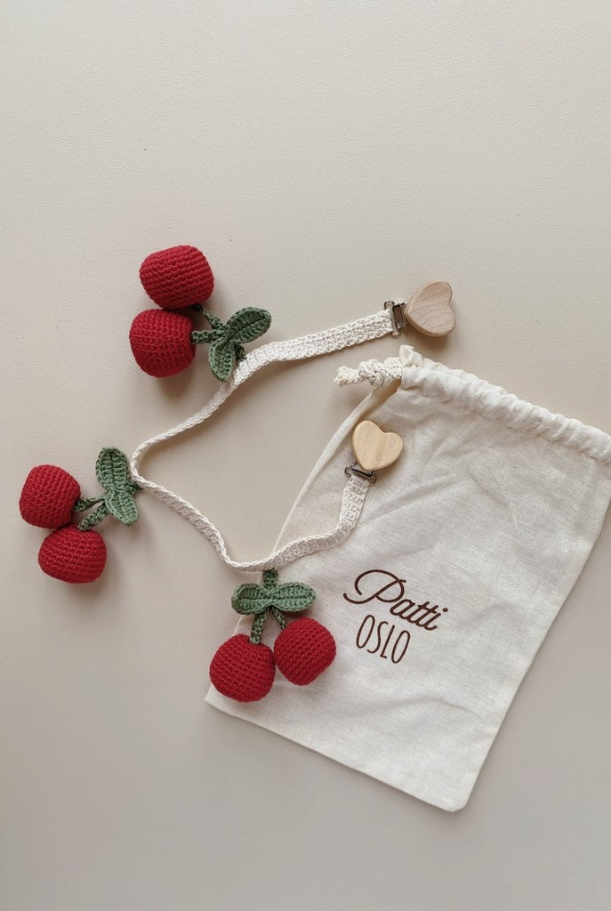 catenella per carrozzina ciliegie