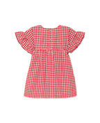 abito gingham fragole