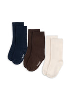 set tre calze unisex lisce