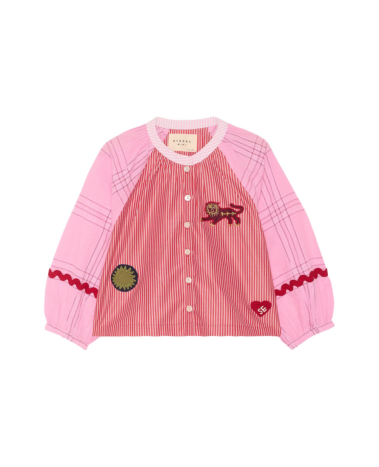 camicia rosso rosa